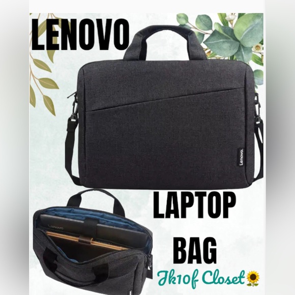 🍁LENOVO EUC BLACK SOFT SIDE w/CARRY STRAP LAPTOP BAG - Picture 1 of 8
